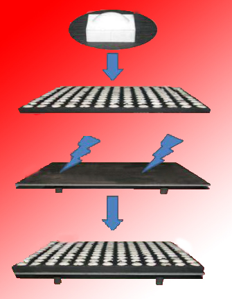 Rubber ceramic steel plate composite liner (2)